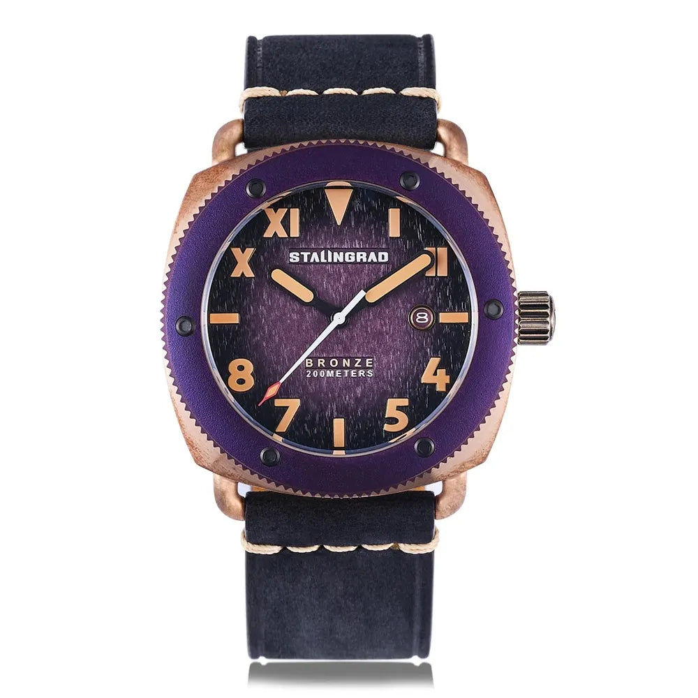 Men’s Bronze Automatic Dive Watch – Stalingrad Age Master Series