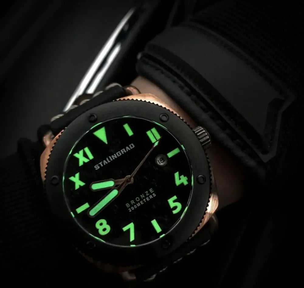 Men’s Bronze Automatic Dive Watch – Stalingrad Age Master Series