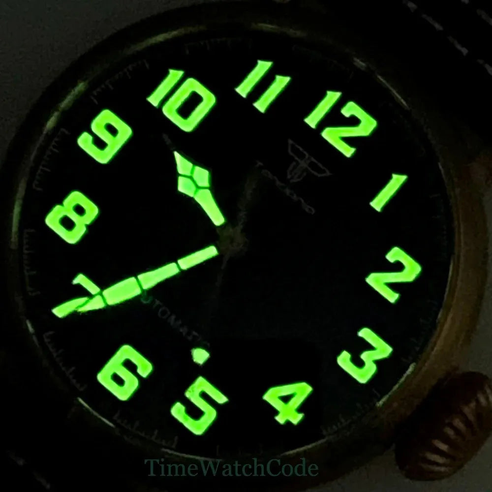 Men’s Bronze Automatic Diver Watch – Tandorio NH35 Expedition Series