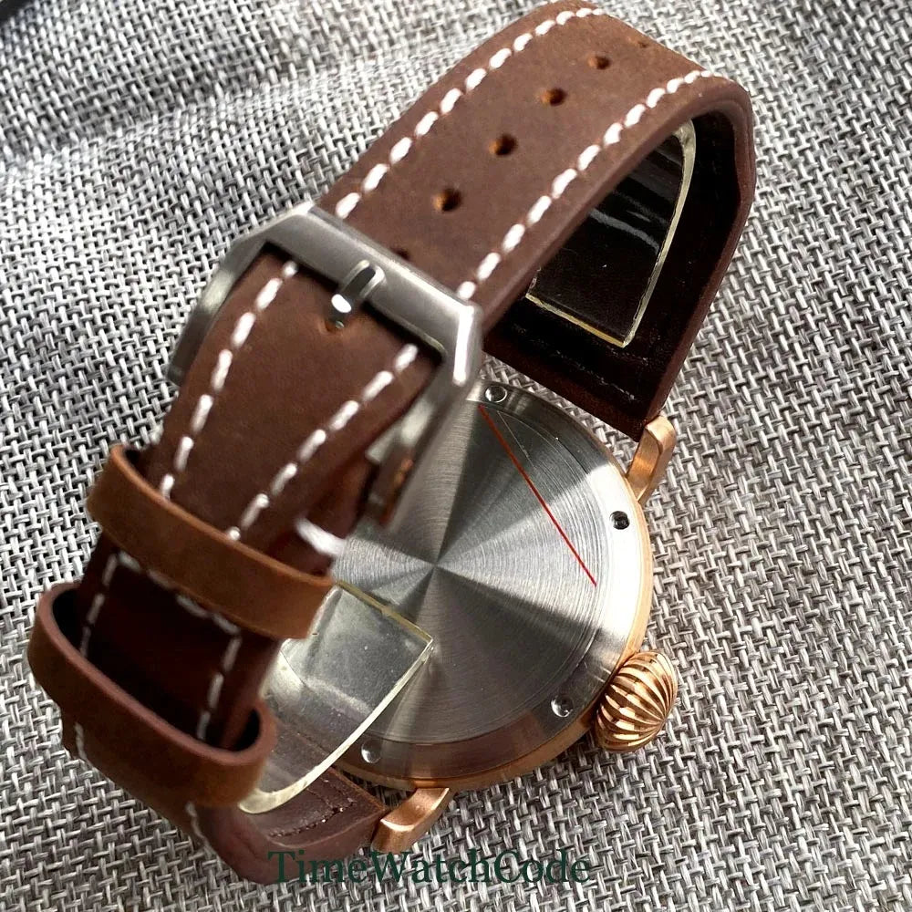 Men’s Bronze Automatic Diver Watch – Tandorio NH35 Expedition Series