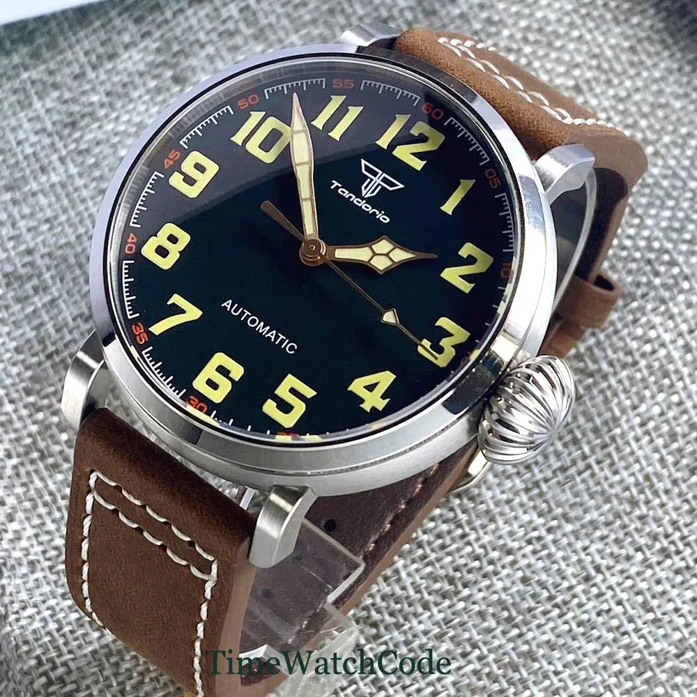 Men’s Bronze Automatic Diver Watch – Tandorio NH35 Expedition Series