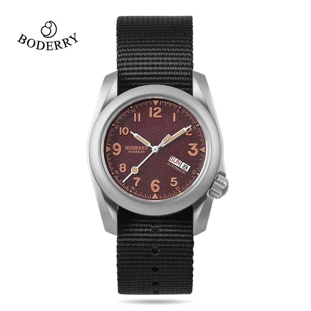 Men’s Bronze Field Watch – Boderry Voyager Automatic Series