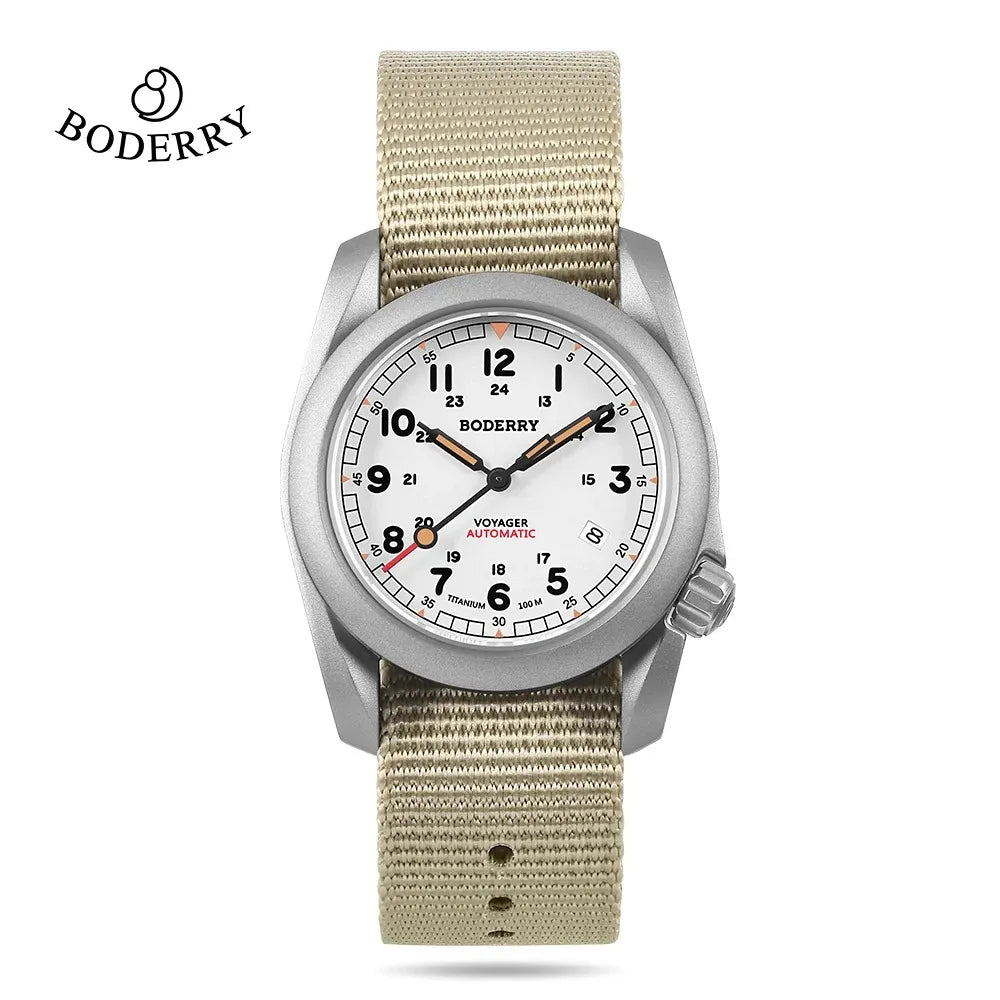 Men’s Bronze Field Watch – Boderry Voyager Automatic Series