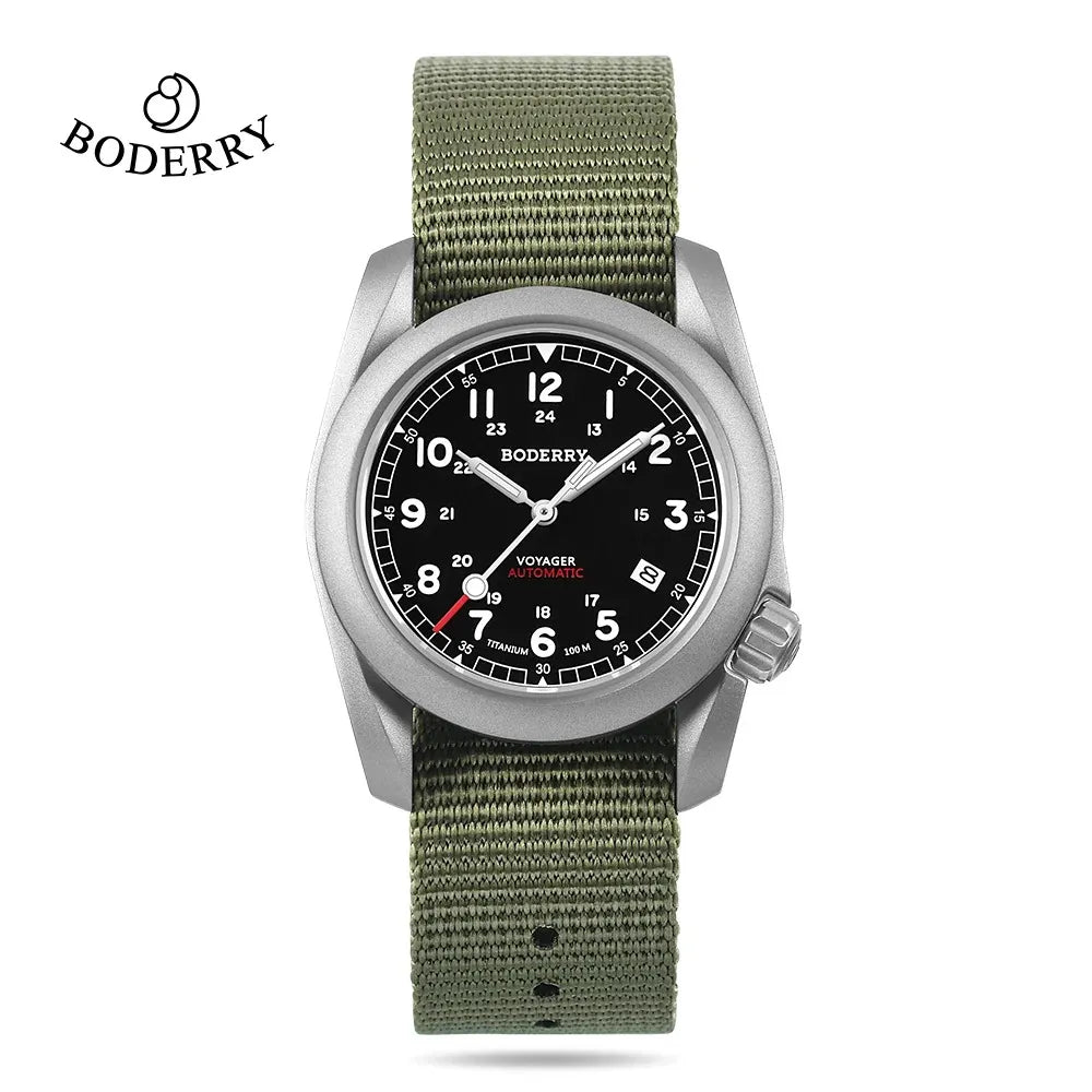 Men’s Bronze Field Watch – Boderry Voyager Automatic Series