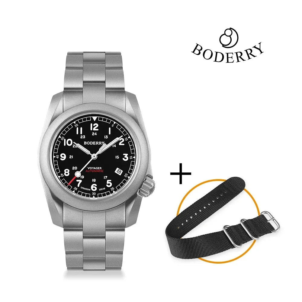 Men’s Bronze Field Watch – Boderry Voyager Automatic Series