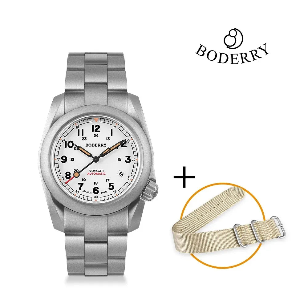 Men’s Bronze Field Watch – Boderry Voyager Automatic Series