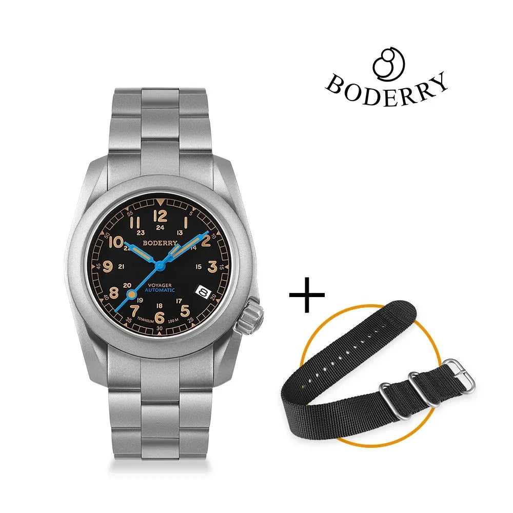 Men’s Bronze Field Watch – Boderry Voyager Automatic Series