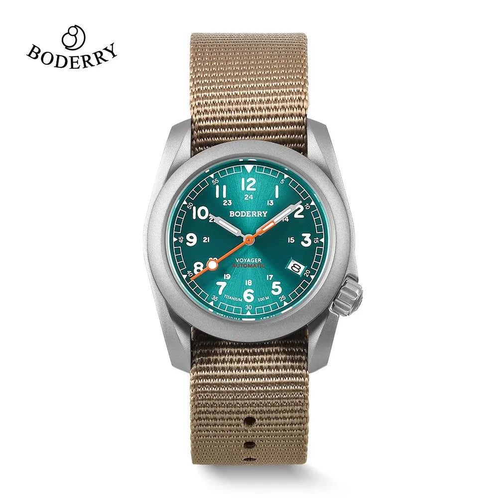 Men’s Bronze Field Watch – Boderry Voyager Automatic Series