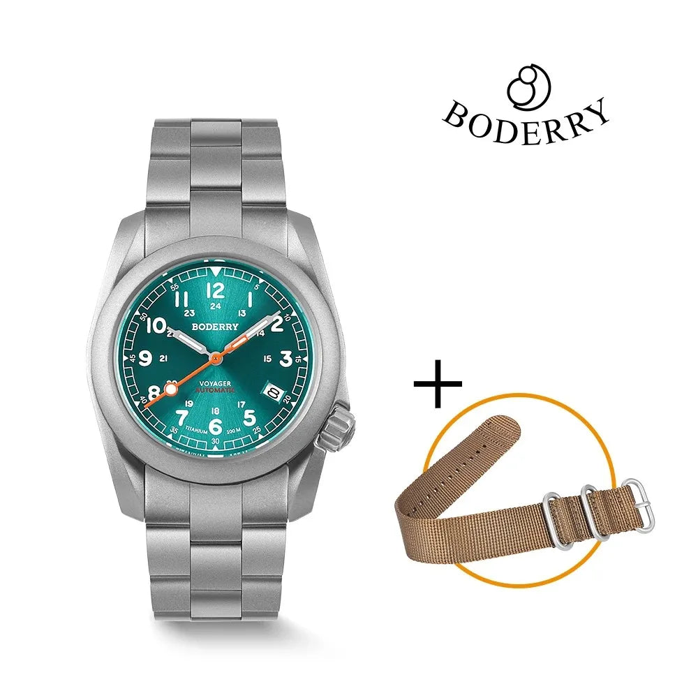 Men’s Bronze Field Watch – Boderry Voyager Automatic Series