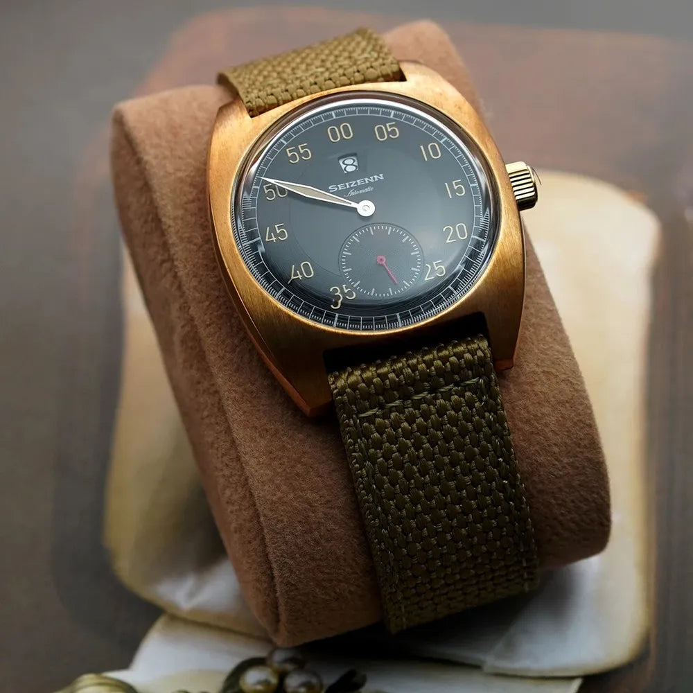 Men’s Bronze Jump Hour Watch – MERKUR ST17 Military Edition