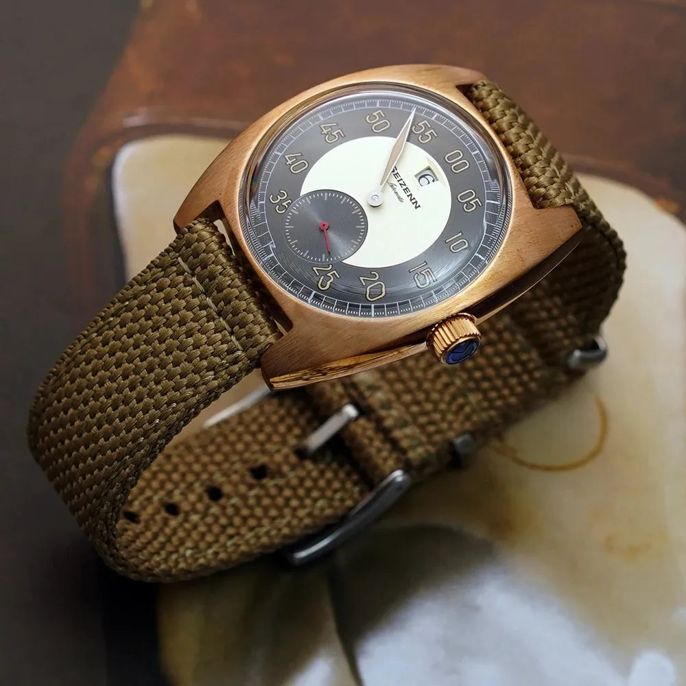 Men’s Bronze Jump Hour Watch – MERKUR ST17 Military Edition