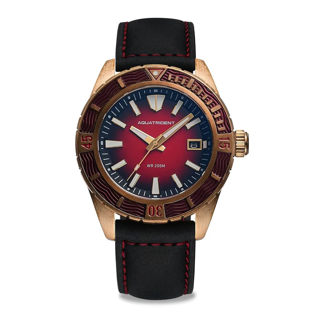Men’s Bronze Military Watch – Aquatrident AQ-23007 Automatic Series