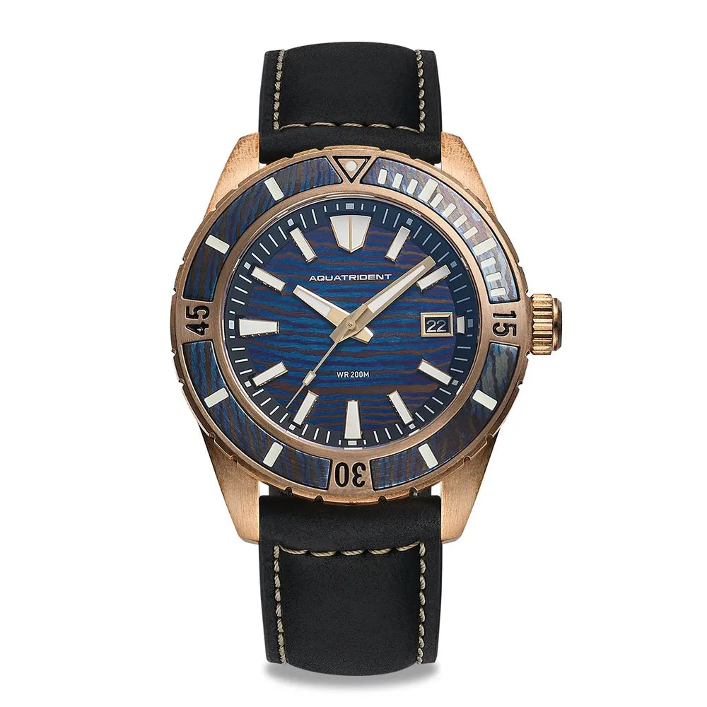 Men’s Bronze Military Watch – Aquatrident AQ-23007 Automatic Series
