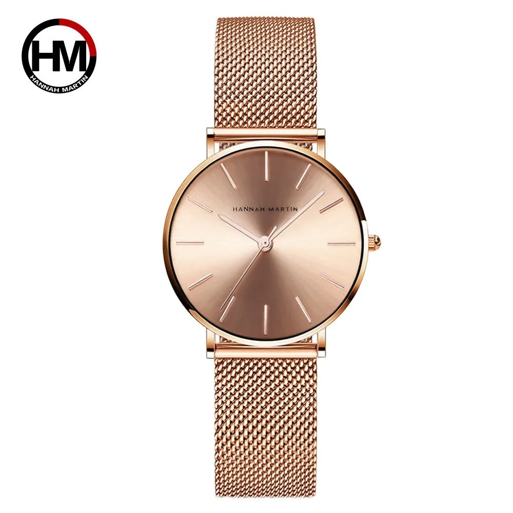 Women’s Rose Gold Quartz Watch – Rexyle Liora Edition