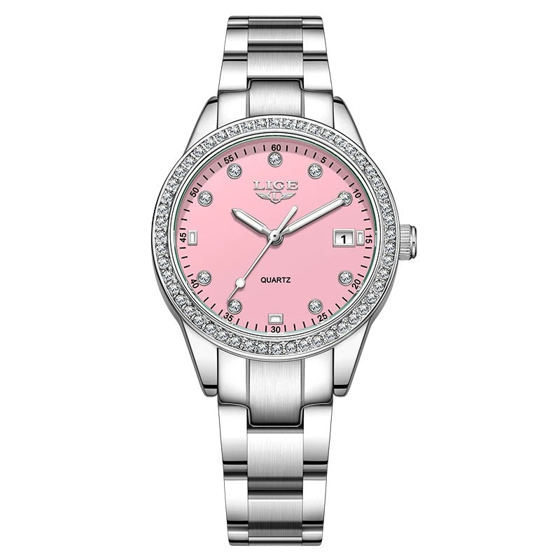 Women’s Diamond-Set Quartz Watch – Rexyle Celestia Edition