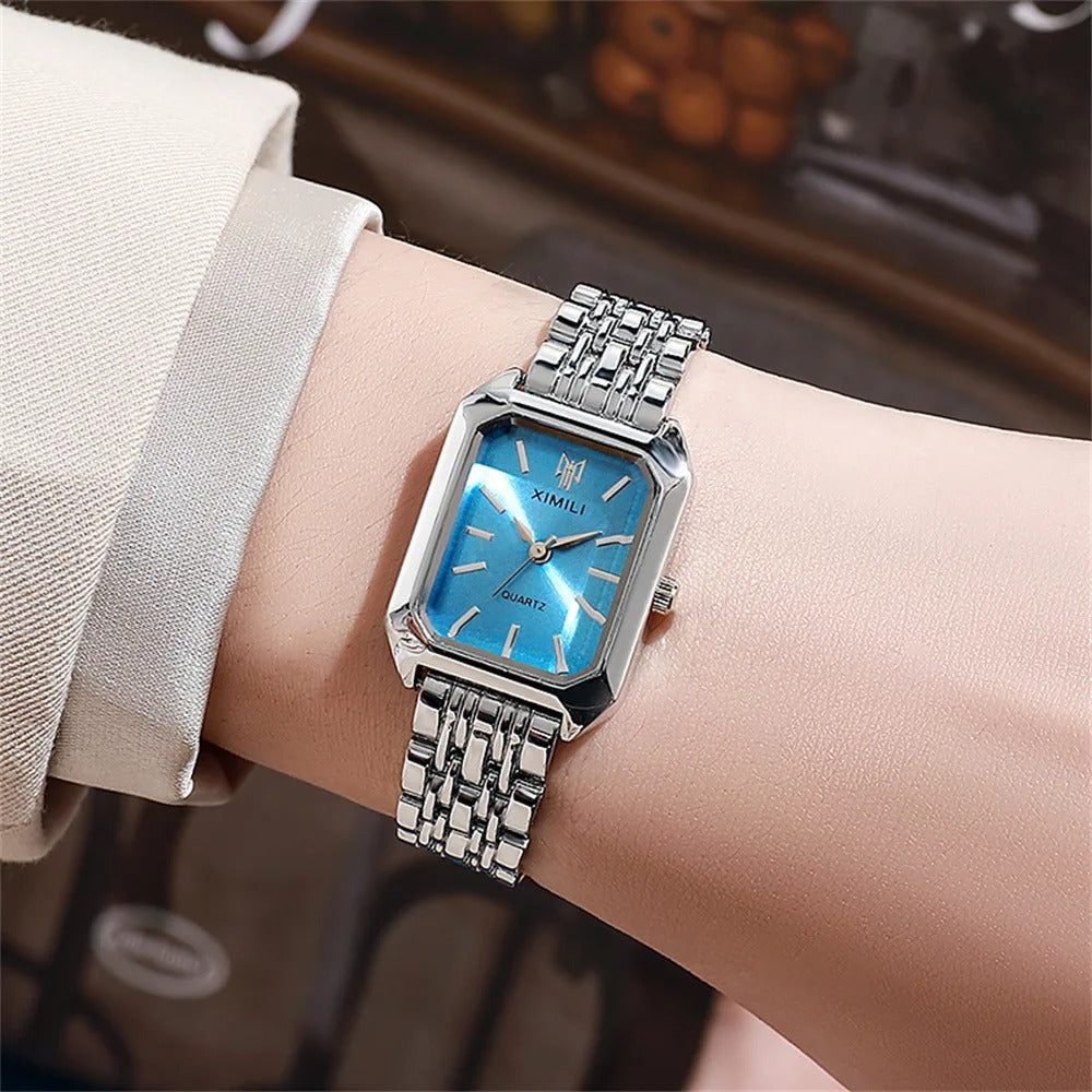 Women’s Gold Square Quartz Watch – Rexyle Ardent Edition