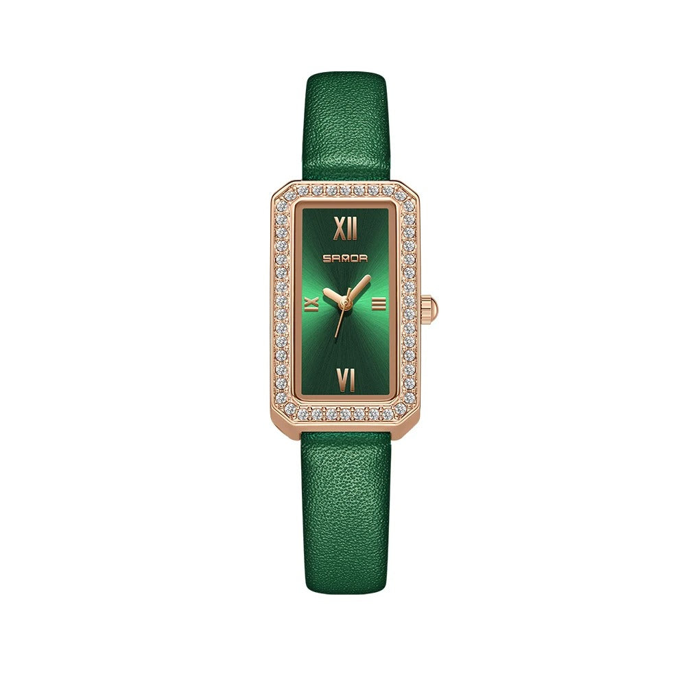 Women’s Green Dial Quartz Watch – Rexyle Virelle Edition