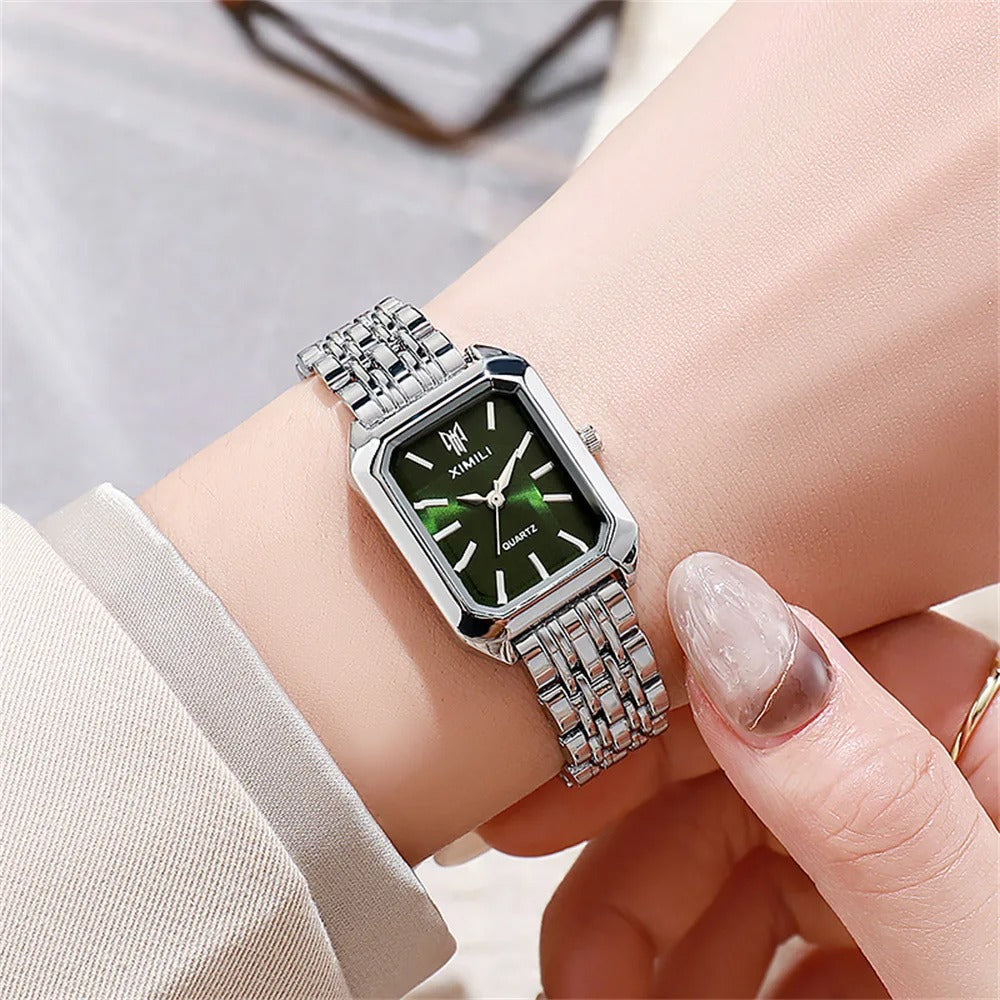 Women’s Gold Square Quartz Watch – Rexyle Ardent Edition