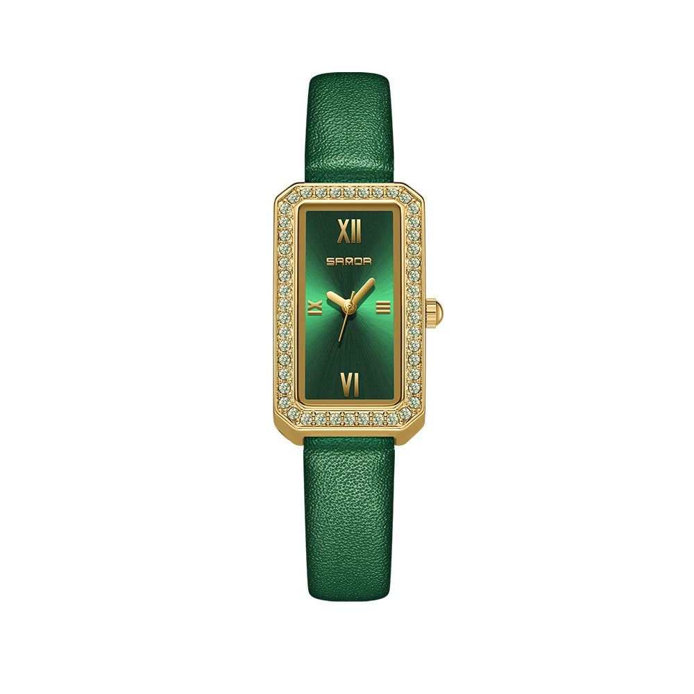 Women’s Green Dial Quartz Watch – Rexyle Virelle Edition