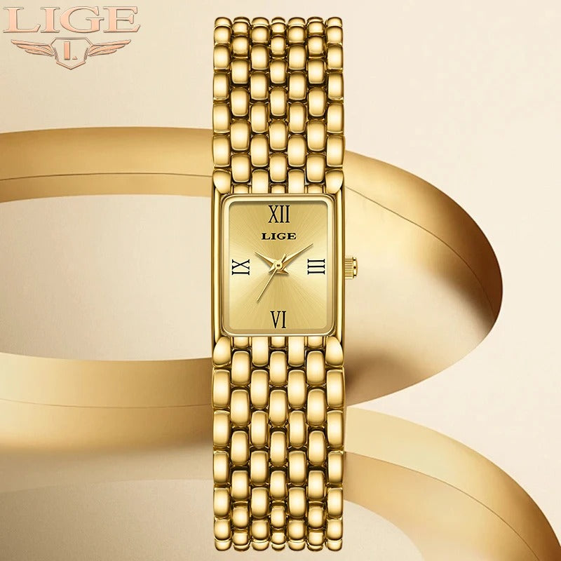 Women’s Square Roman Dial Quartz Watch – Rexyle Aurelia Edition