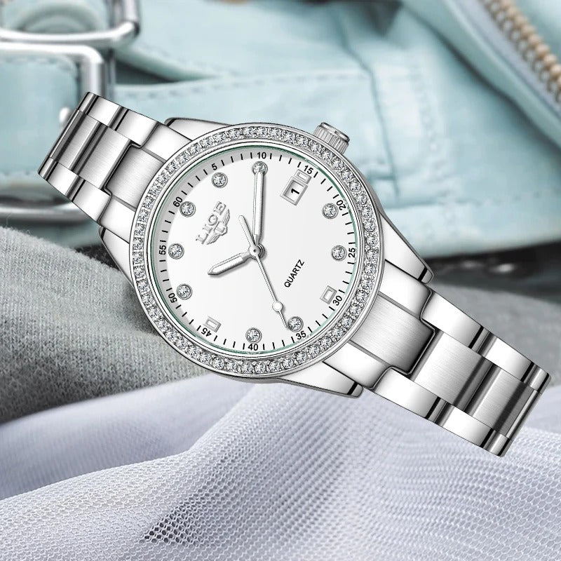 Women’s Diamond-Set Quartz Watch – Rexyle Celestia Edition