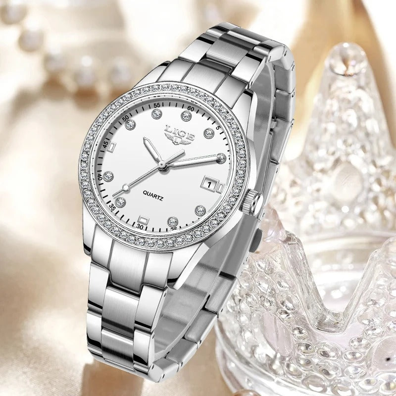 Women’s Diamond-Set Quartz Watch – Rexyle Celestia Edition