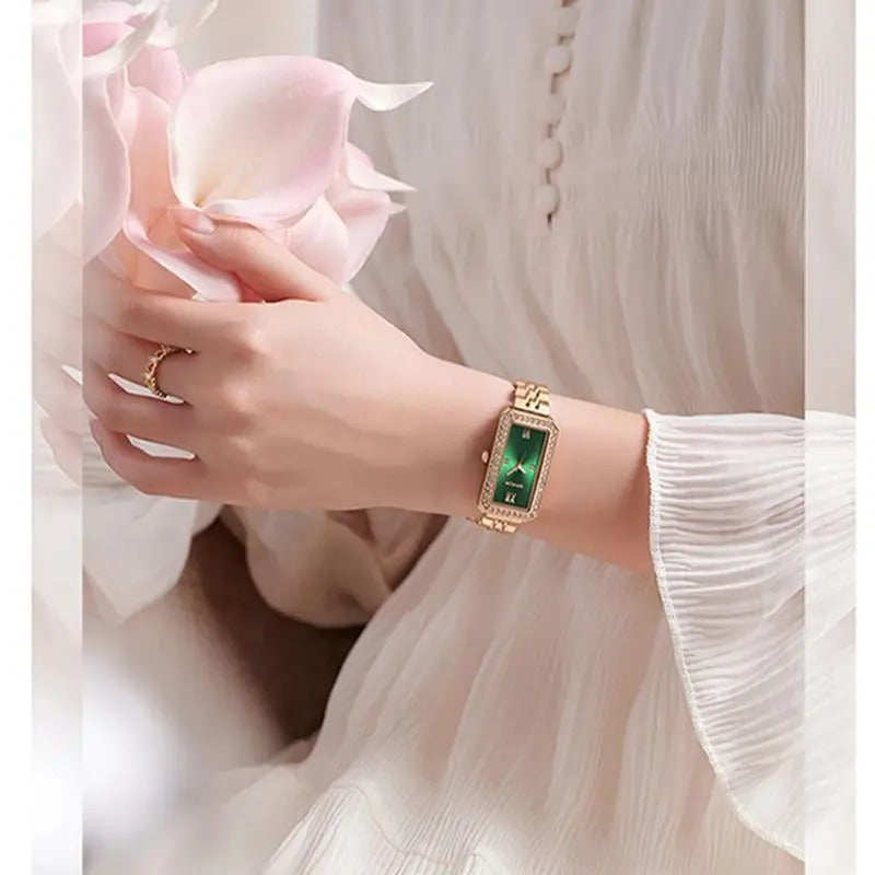 Women’s Green Dial Quartz Watch – Rexyle Virelle Edition