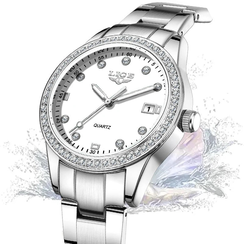 Women’s Diamond-Set Quartz Watch – Rexyle Celestia Edition