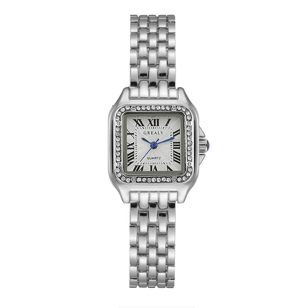 Women’s Gold Square Quartz Watch – Rexyle Veris Edition