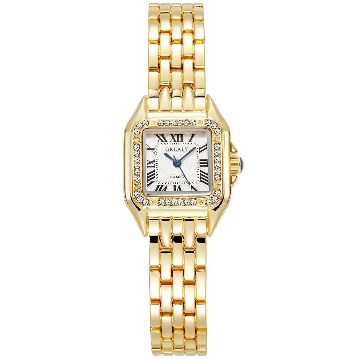 Women’s Gold Square Quartz Watch – Rexyle Veris Edition