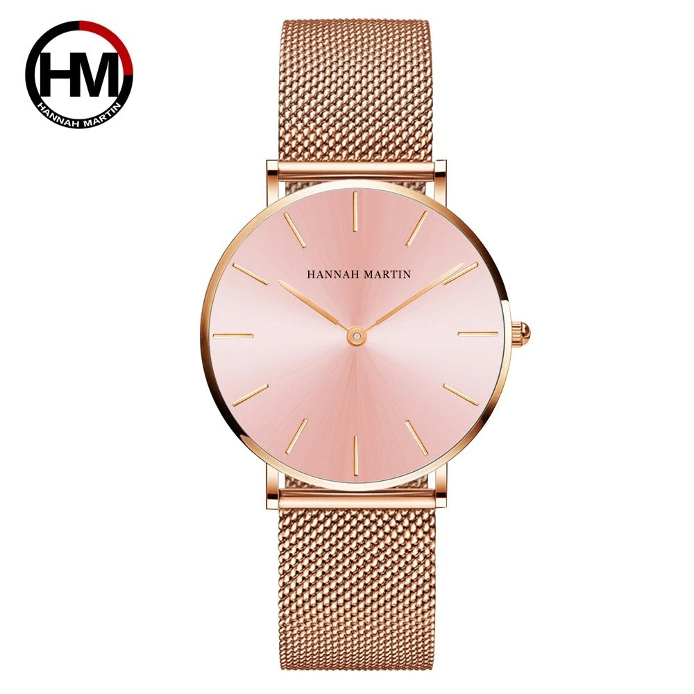 Women’s Rose Gold Quartz Watch – Rexyle Liora Edition