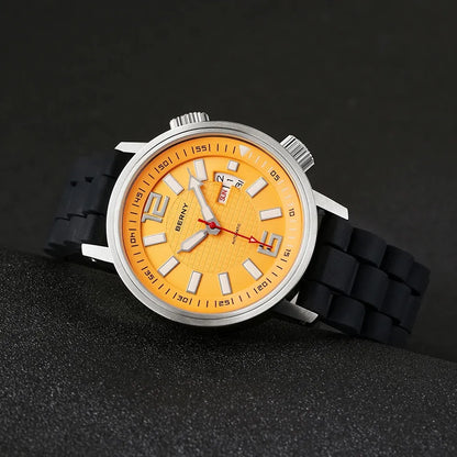Men’s 200M Diver Watch – BERNY AM7081M Automatic Sapphire Series