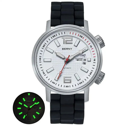 Men’s 200M Diver Watch – BERNY AM7081M Automatic Sapphire Series