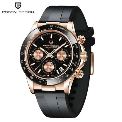 Men’s 40mm Retro Chronograph Watch – Rexyle Pagani V2 Quartz Edition