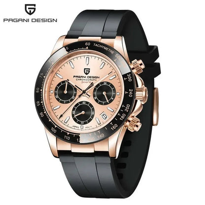 Men’s 40mm Retro Chronograph Watch – Rexyle Pagani V2 Quartz Edition