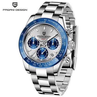 Men’s 40mm Retro Chronograph Watch – Rexyle Pagani V2 Quartz Edition