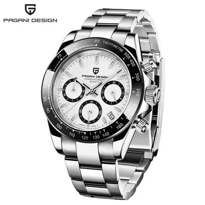 Men’s 40mm Retro Chronograph Watch – Rexyle Pagani V2 Quartz Edition