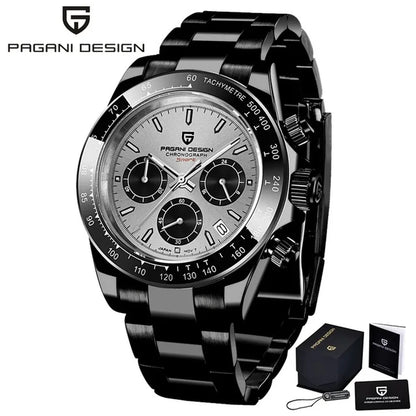 Men’s 40mm Retro Chronograph Watch – Rexyle Pagani V2 Quartz Edition