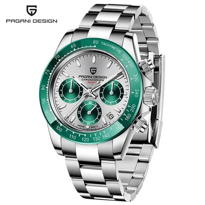 Men’s 40mm Retro Chronograph Watch – Rexyle Pagani V2 Quartz Edition