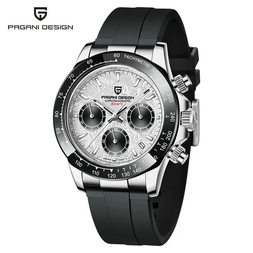 Men’s 40mm Retro Chronograph Watch – Rexyle Pagani V2 Quartz Edition