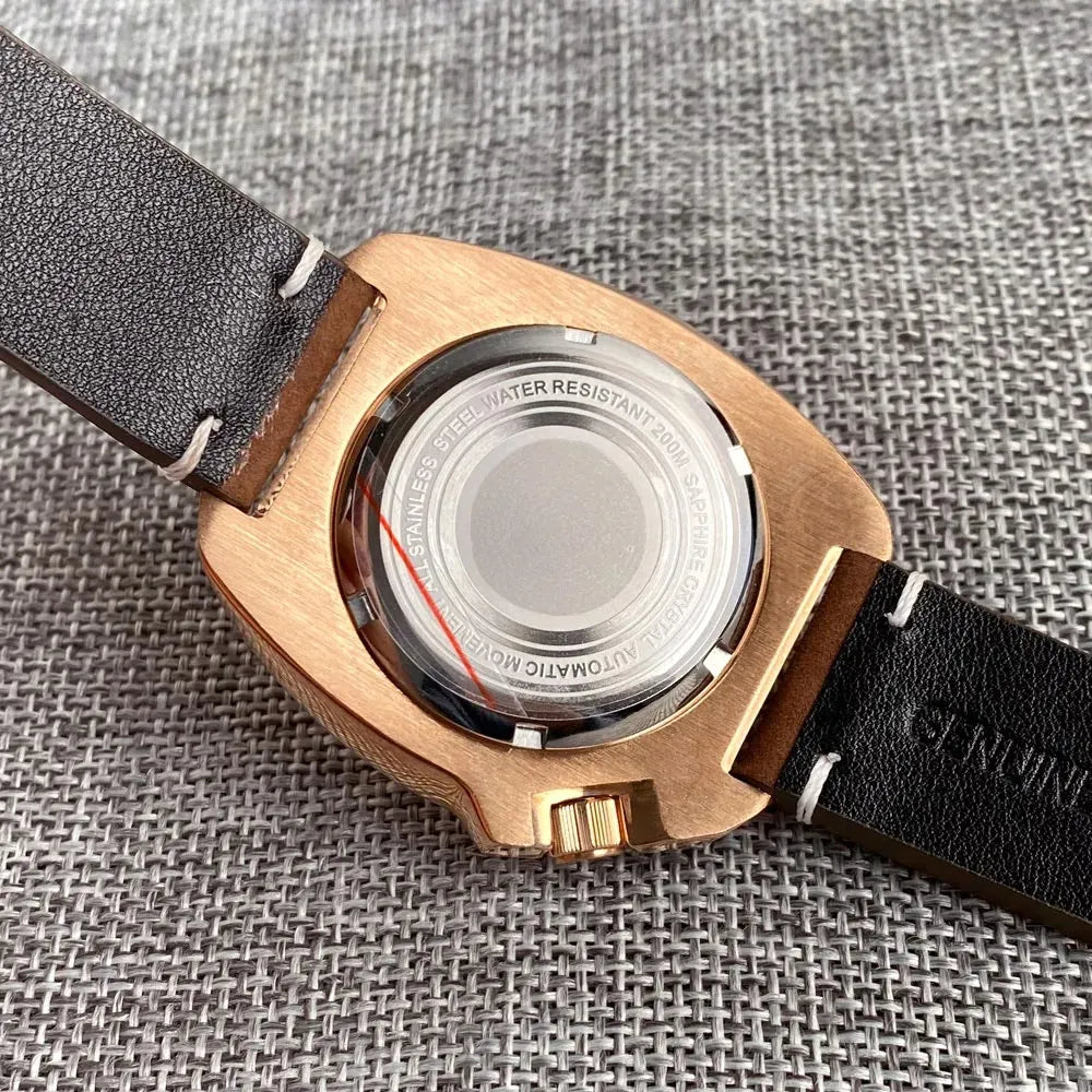 Men’s Bronze Automatic Dive Watch – Rexyle Tandorio Shell Dial Series