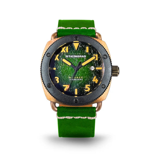 Men’s Bronze Automatic Dive Watch – Stalingrad Age Master Series