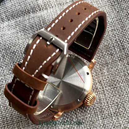 Men’s Bronze Automatic Diver Watch – Tandorio NH35 Expedition Series