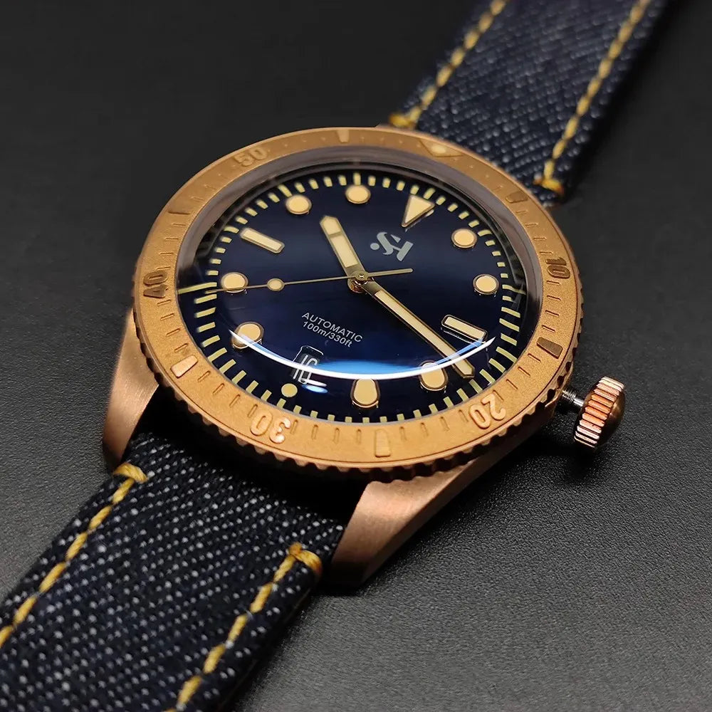Men’s Bronze Mechanical Watch – TooFac SH Limited Edition