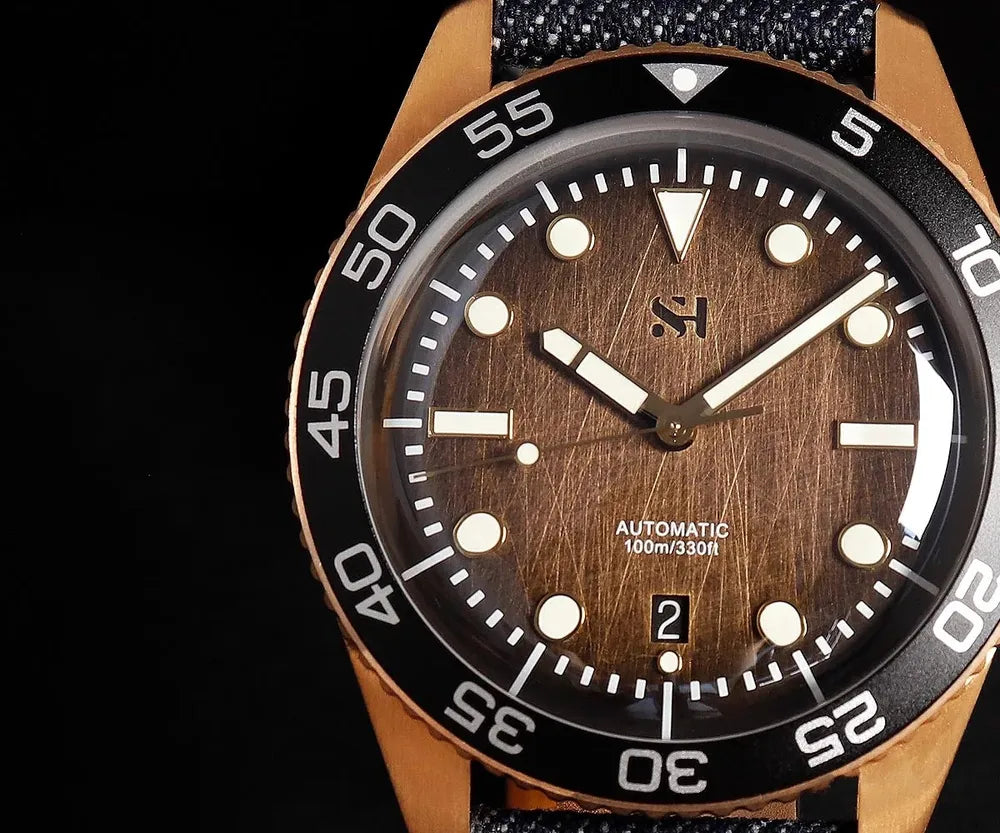 Men’s Bronze Mechanical Watch – TooFac SH Limited Edition