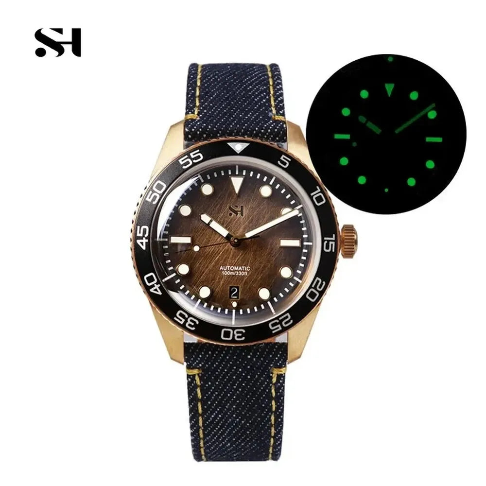 Men’s Bronze Mechanical Watch – TooFac SH Limited Edition