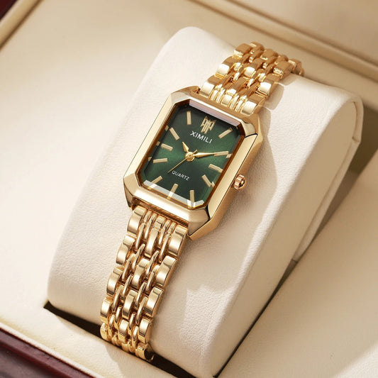 Women’s Rectangular Quartz Watch – Rexyle Lunea Edition
